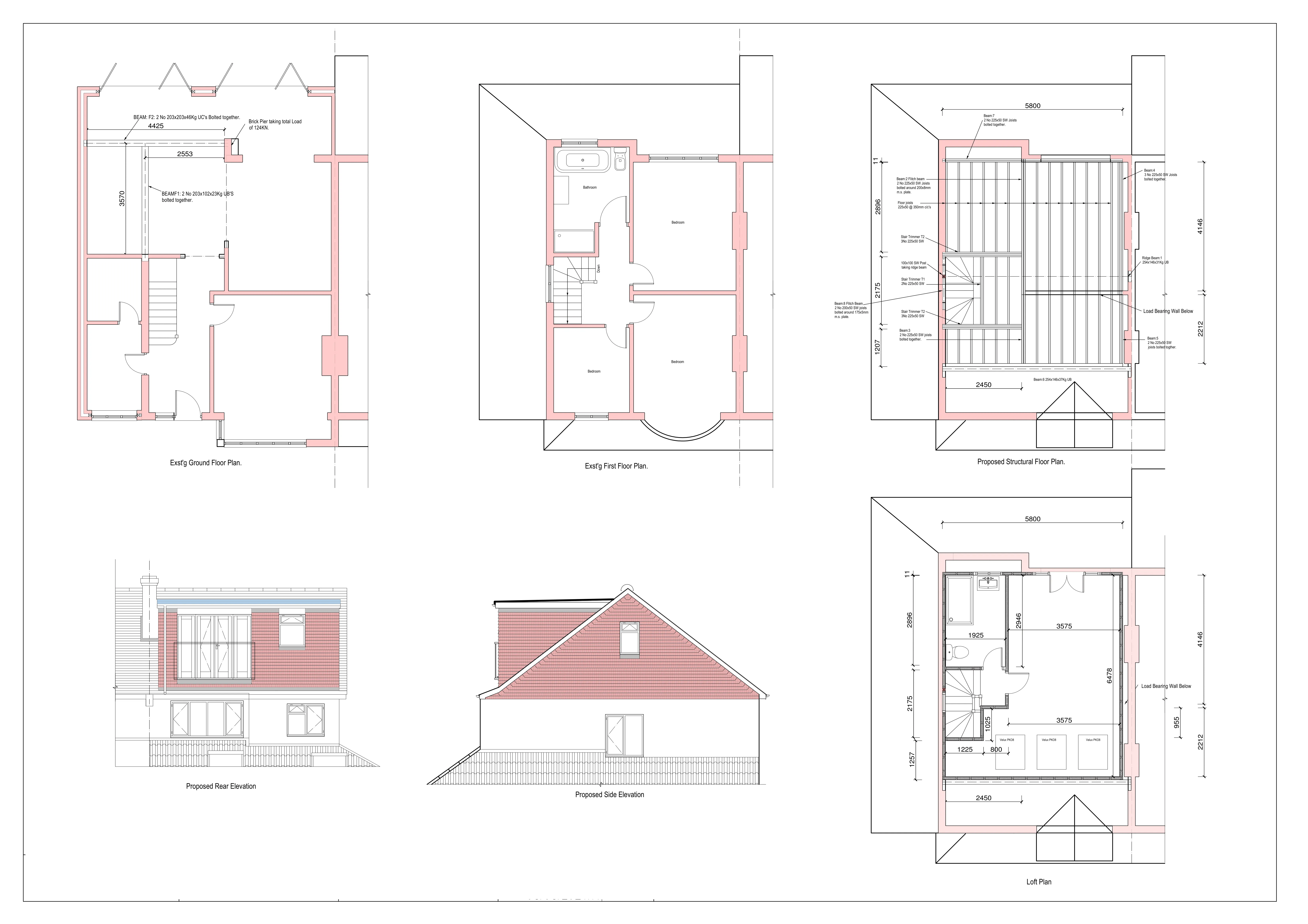 8 EAST DRIVE LOFT Drwg A Anonymised 1